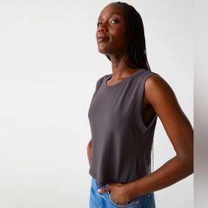 Michael Stars Sz XL Grey Muscle Tank